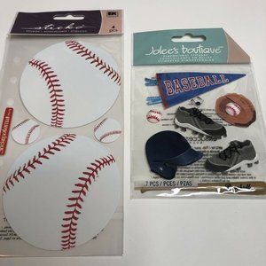 DIMENSIONAL STICKER Softball JOLEE'S BOUTIQUE BASEBALL DIMENSIONAL STICKER Softball JOLEE'S BOUTIQUE BASEBALL